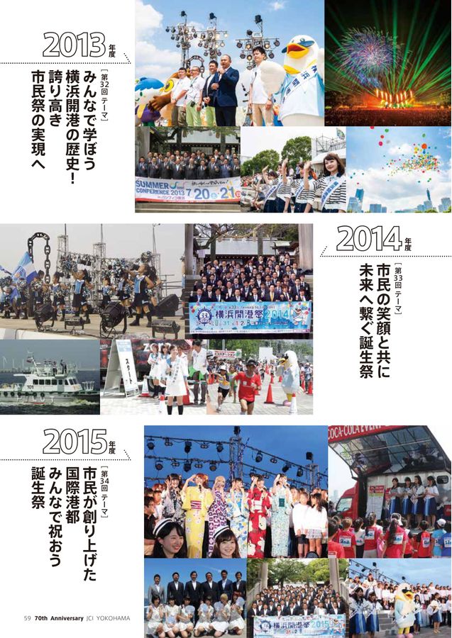 横浜青年会議所創立70周年記念誌